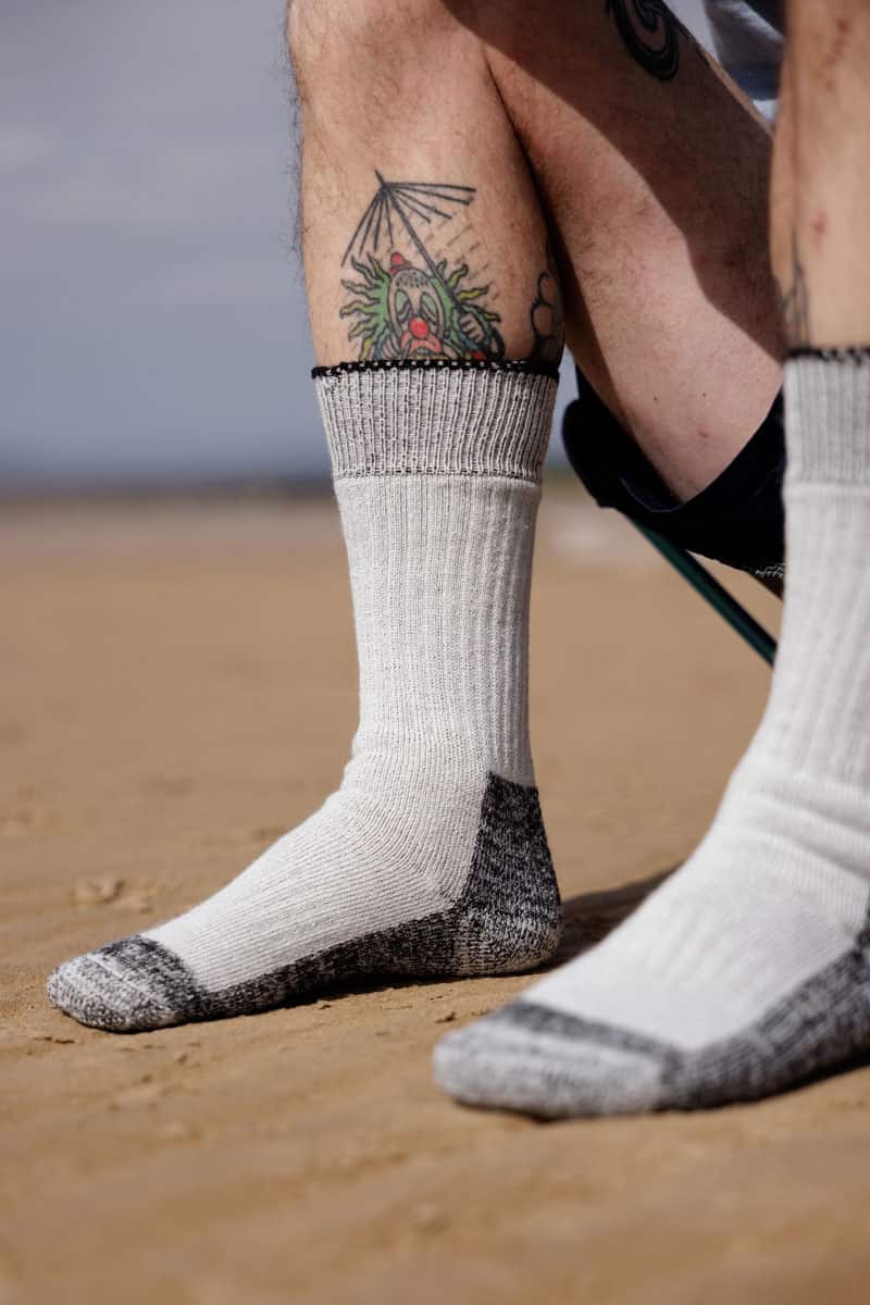 Merino Hiker Socks / Grey