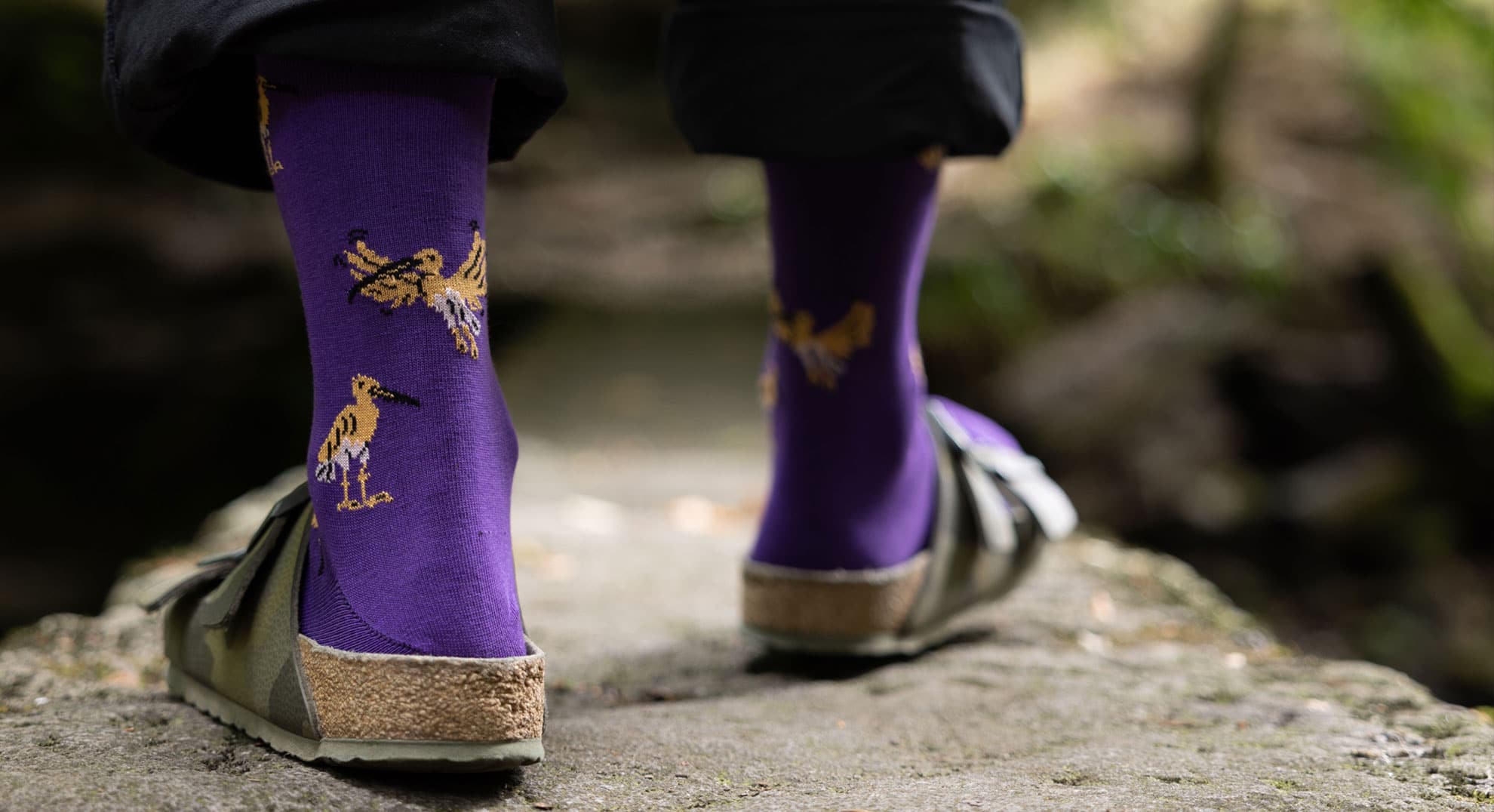 Curlew Socks / Heather Purple