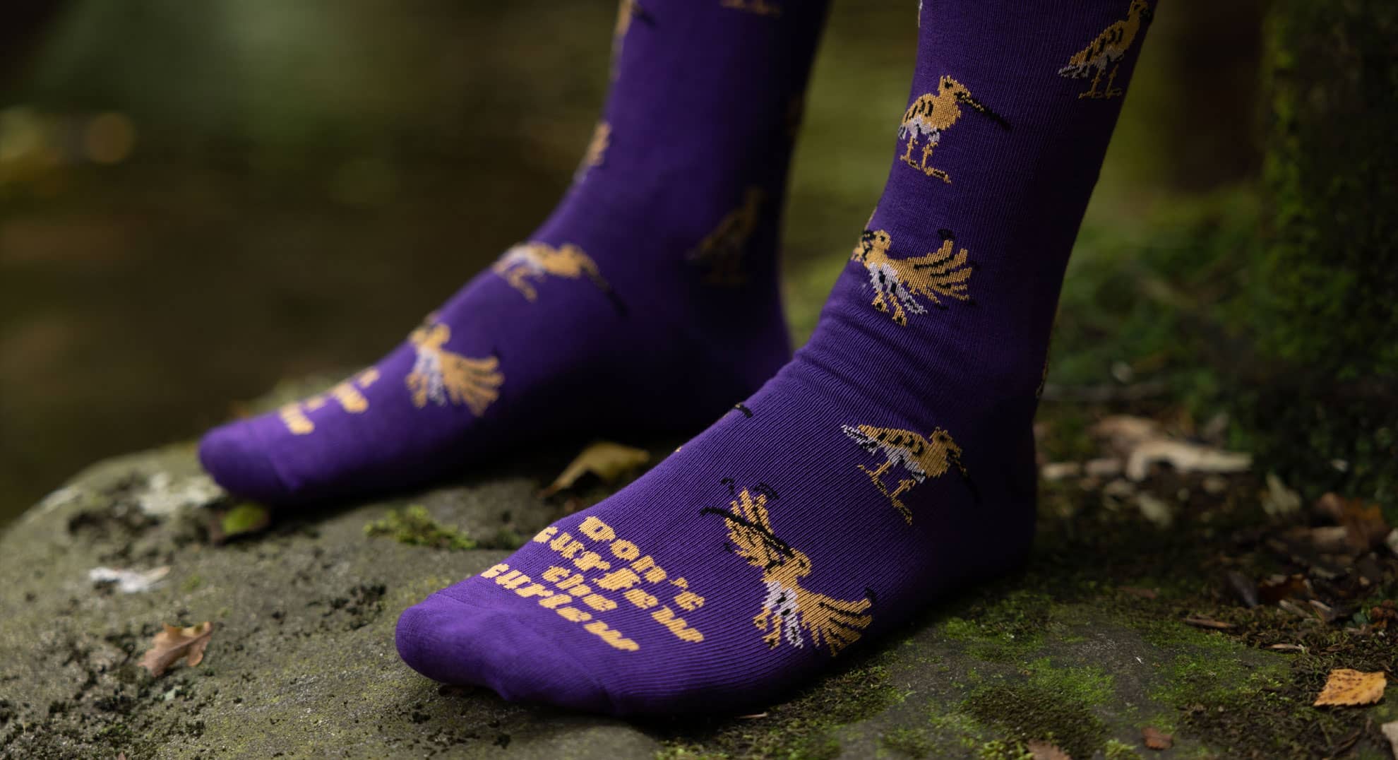 Curlew Socks / Heather Purple