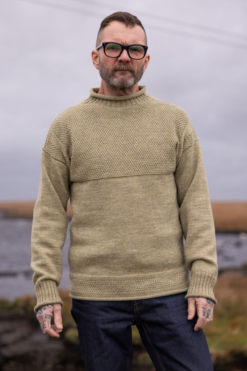 Guernsey Jumper / Carleton Green