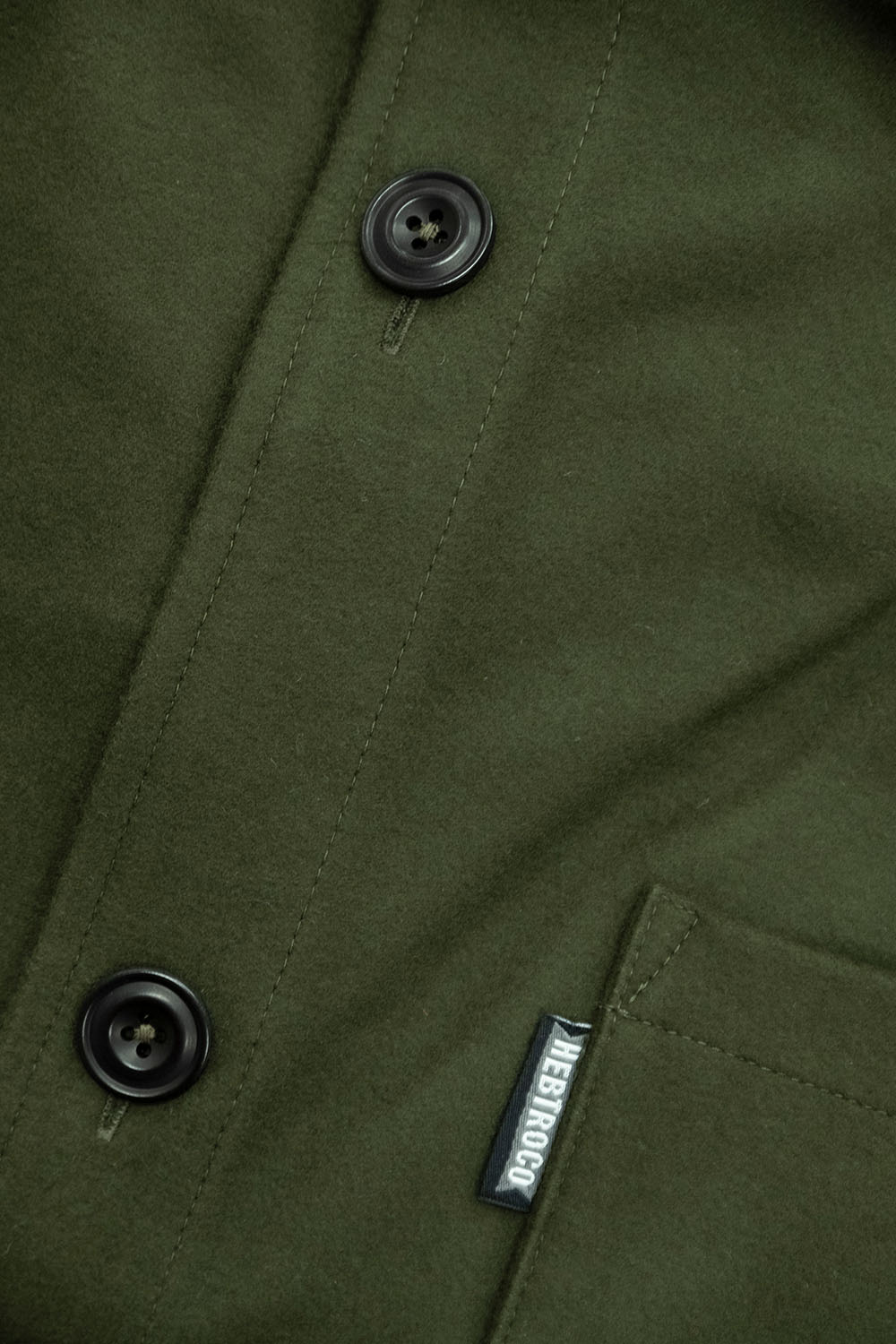 Moleskin Overshirt / Dark Green