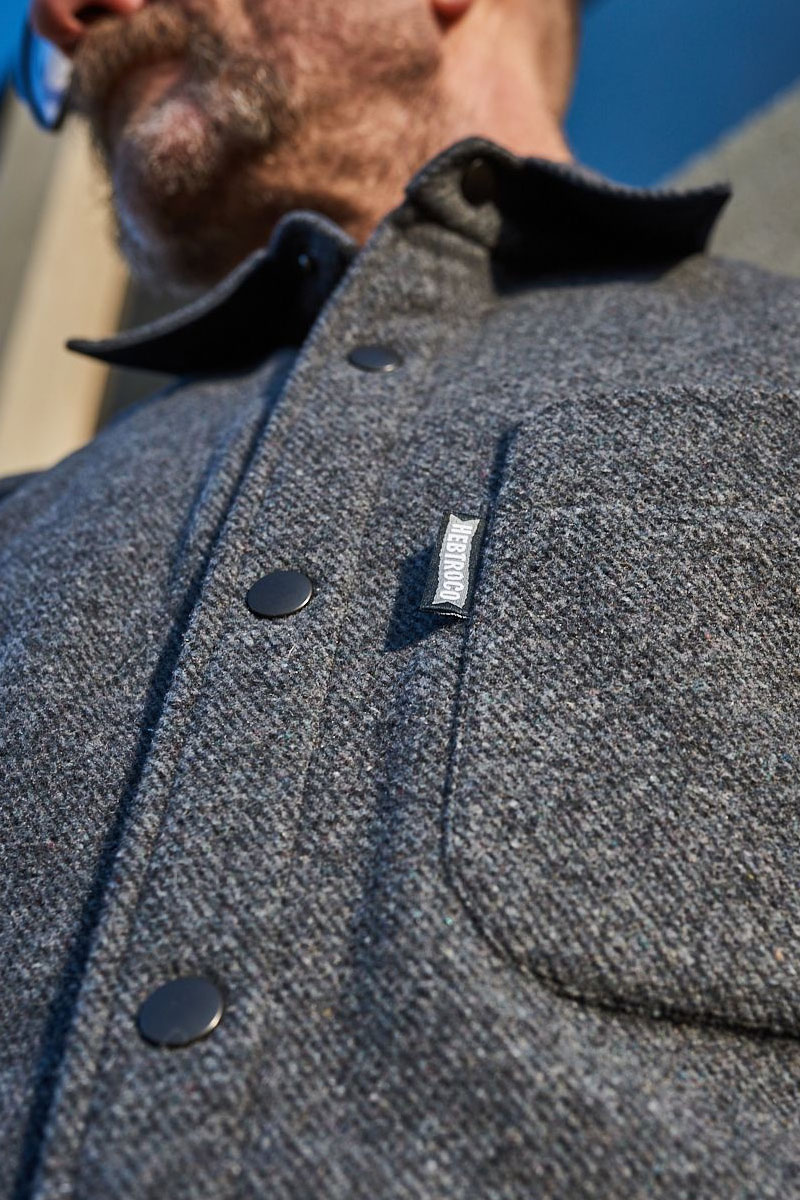Wool Overshirt V2 / Grey Sky