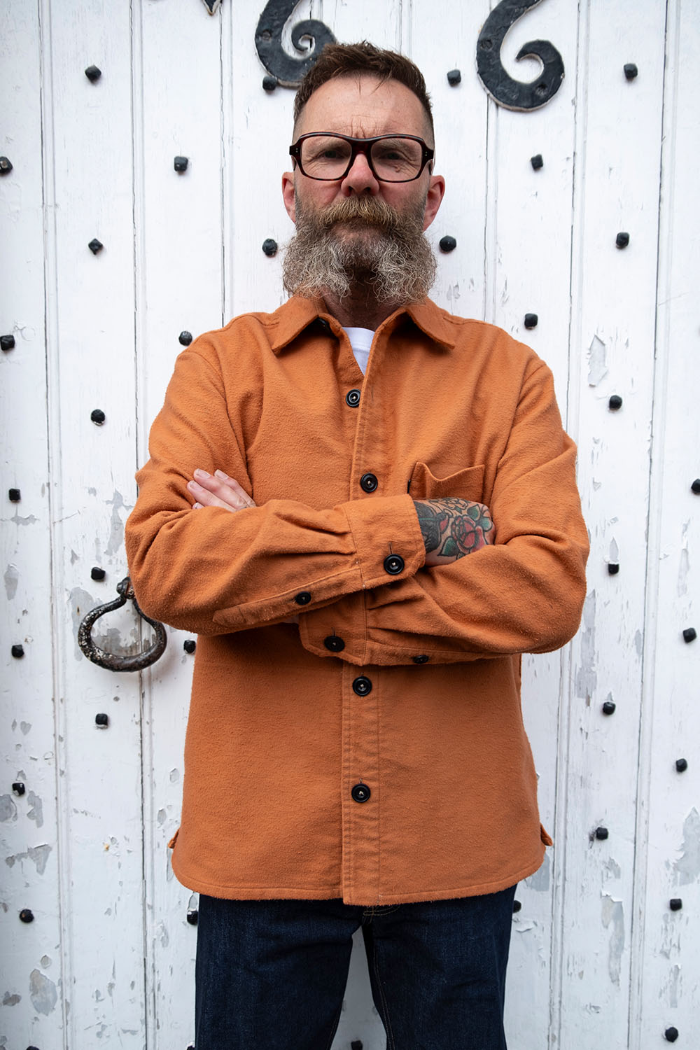 Moleskin Overshirt Reworked / Cinnamon