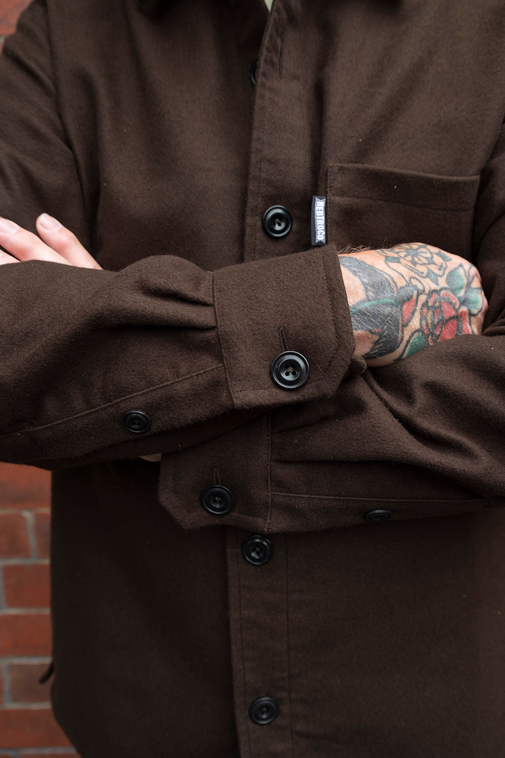 Moleskin Overshirt / Cocoa