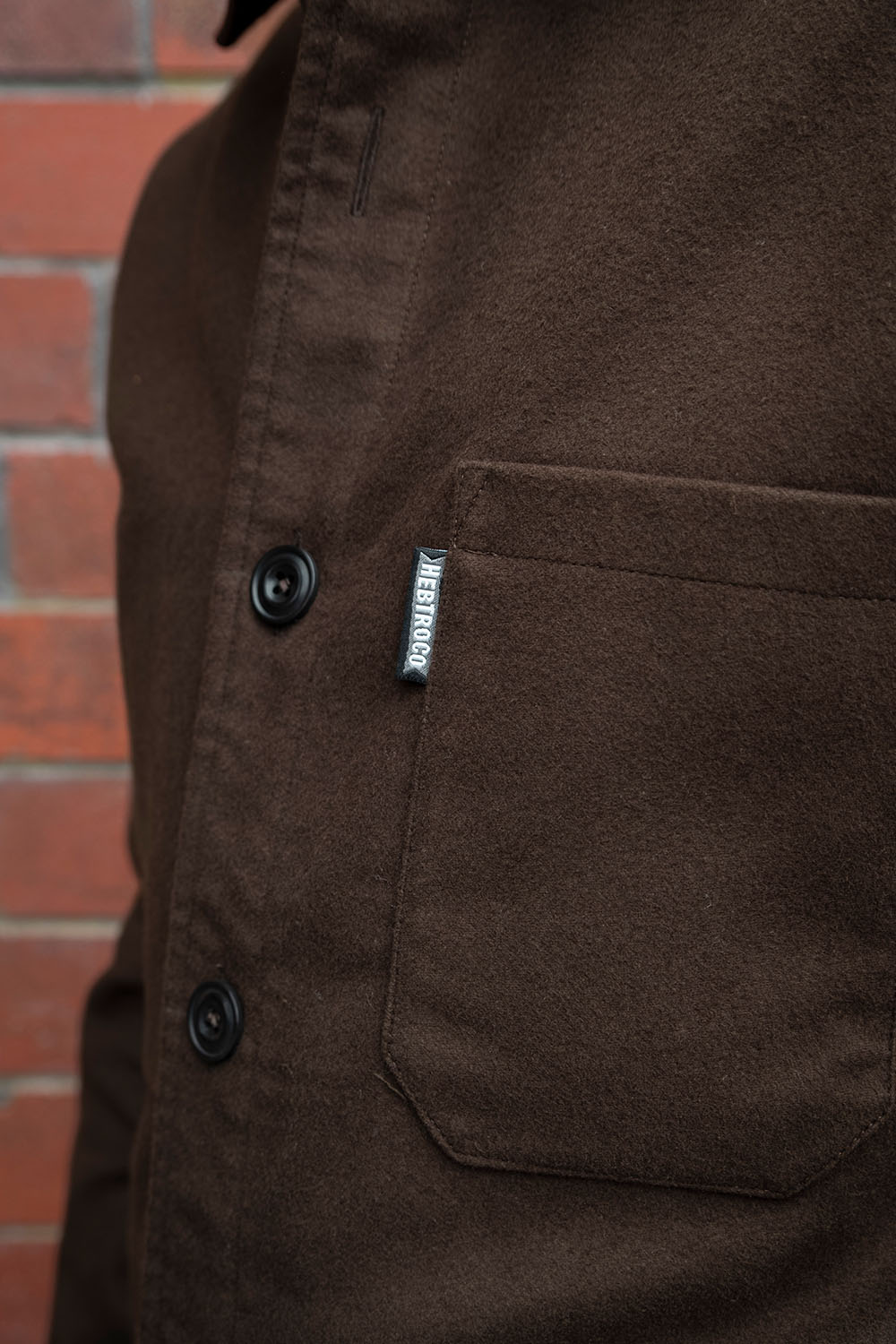 Moleskin Overshirt / Cocoa