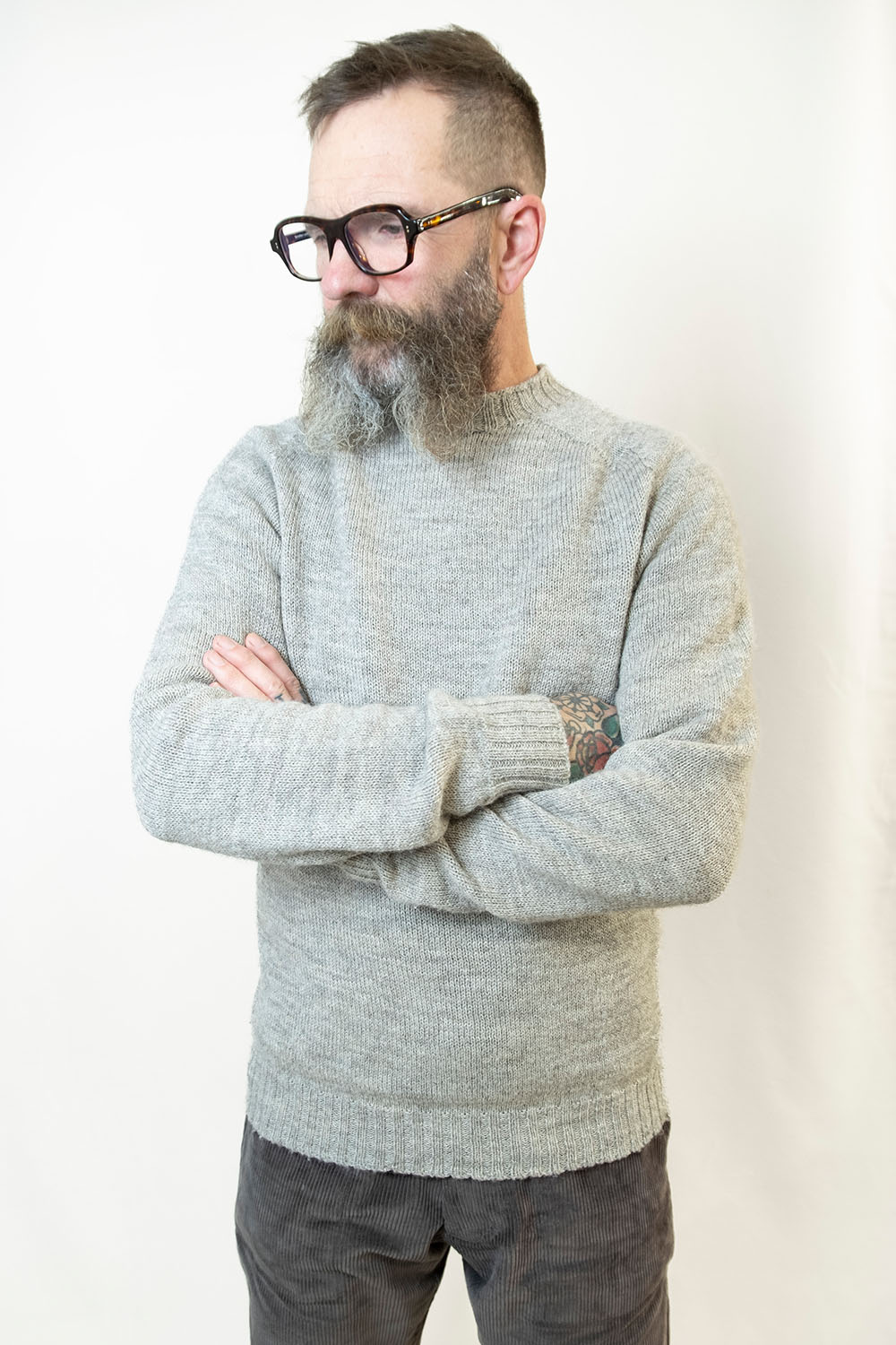 True Voe Shetland Jumper / Lunar