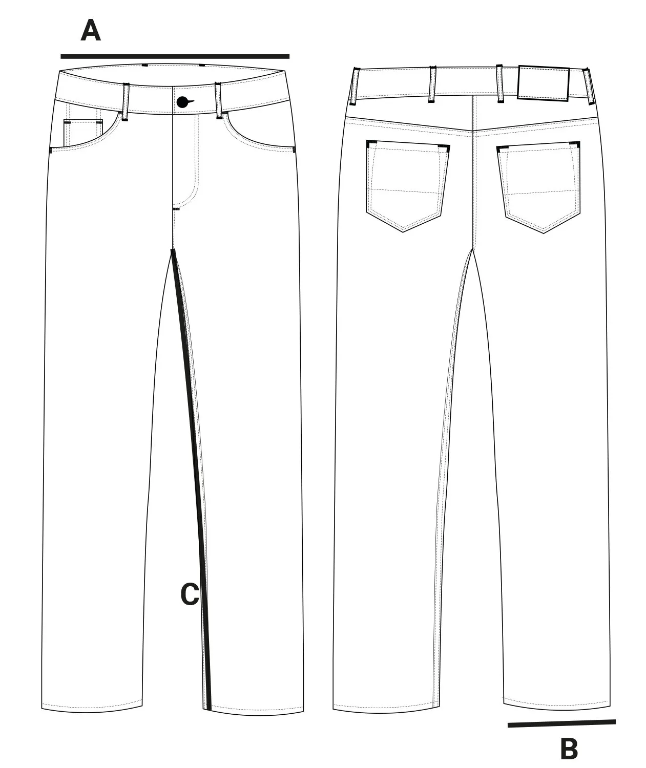 GVNR-13 Black Selvedge Denim Jeans