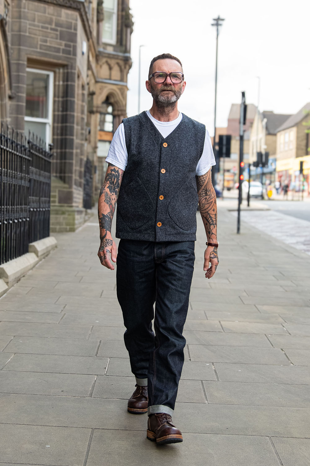 Melton Vest / Grey
