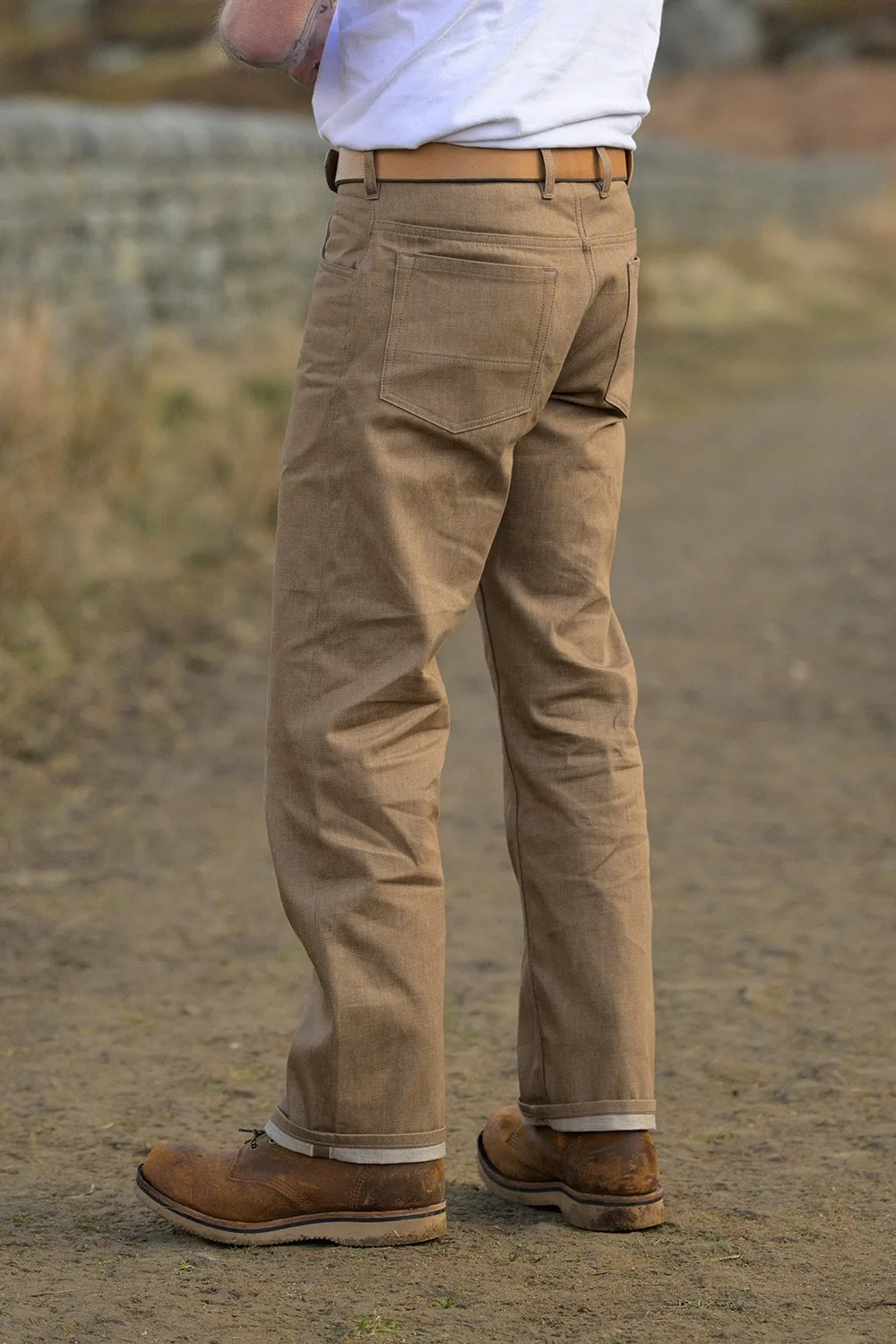 BRTR-11 Selvedge Denim Jeans / Tan