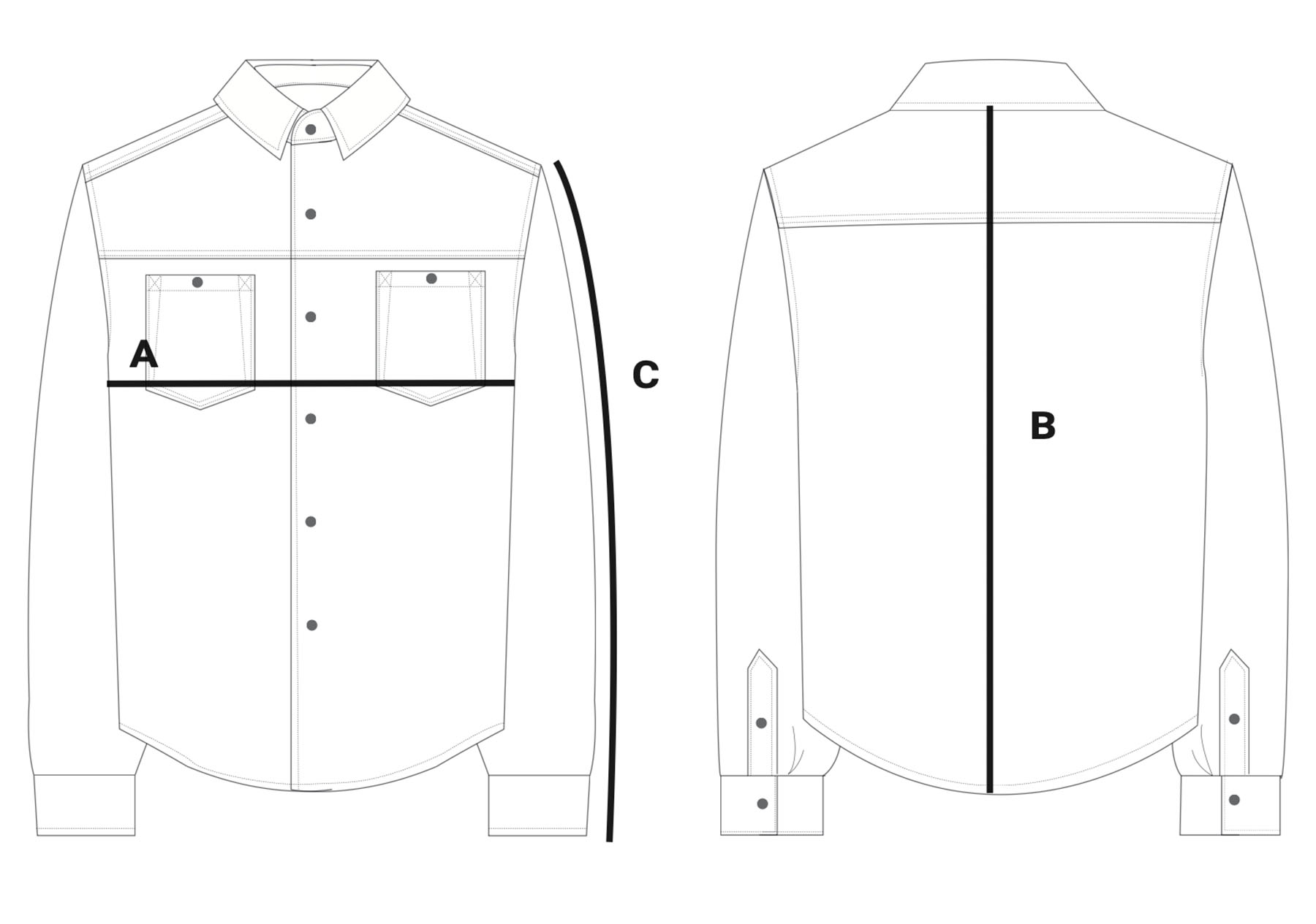 Iron Shirt / Bedford Cord Navy