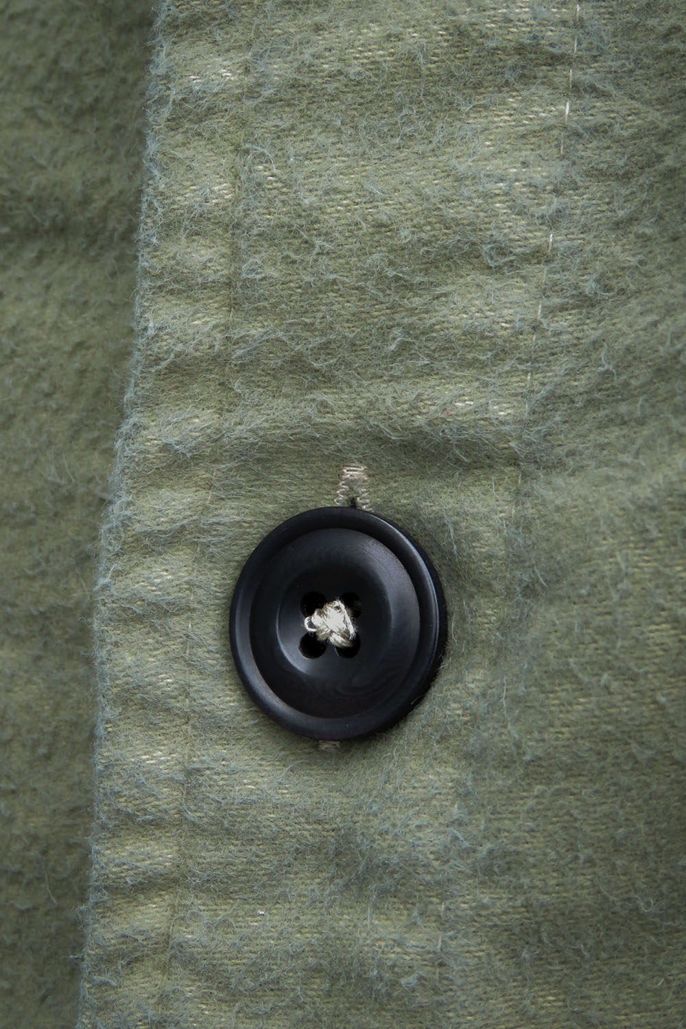 Moleskin Overshirt Reworked / Sage